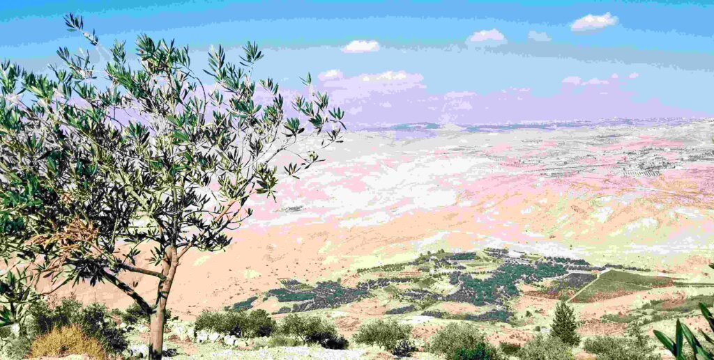 Mt. Nebo view Dead Sea Northern Jordan