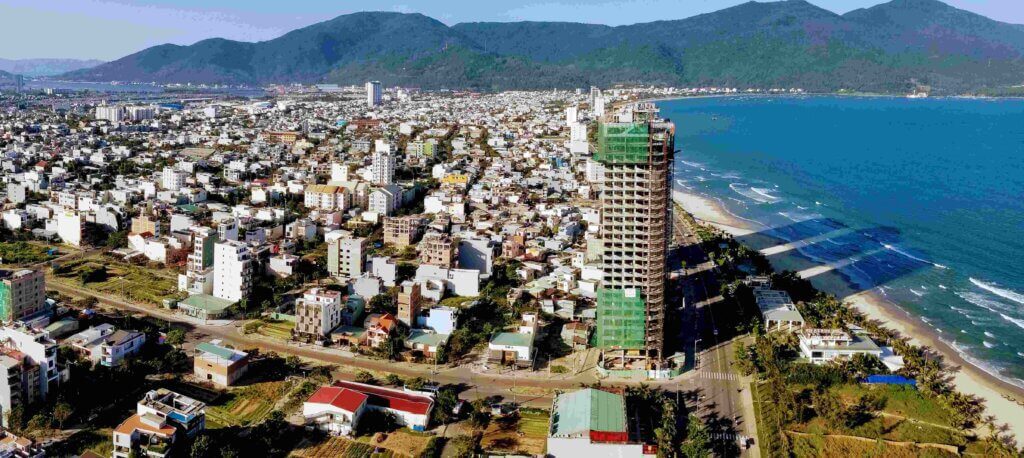 Da Nang Vietnam from above