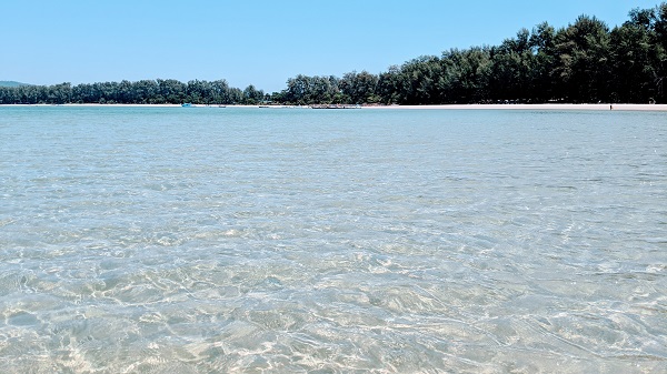 Crystal Clear Water of Nai Yang Beach - my favorite in Phuket
