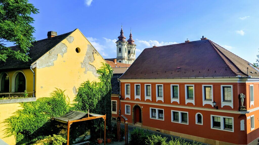 Eger old town a view from the castle