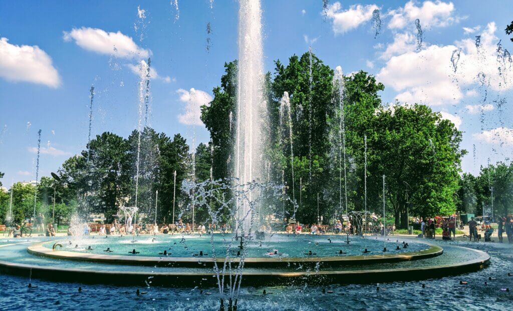 The musical fountain on Margaret Island is one of the 25 free and fun things to do in Budapest.
