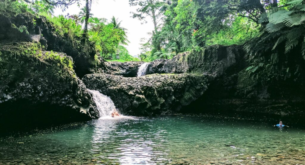 Togitogiga Falls a great watering hole for adventures in Samoa