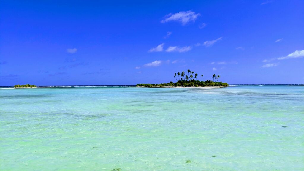 Lagoon outside of Dreamers - Making Kiribati a Beach Lovers Paradise