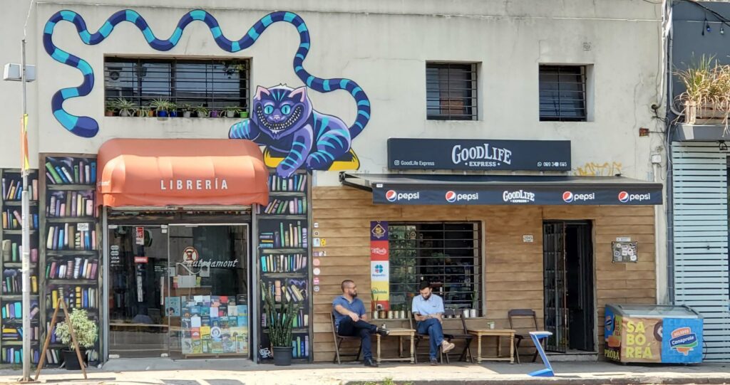Montevideo Street Art Palermo Book Store
