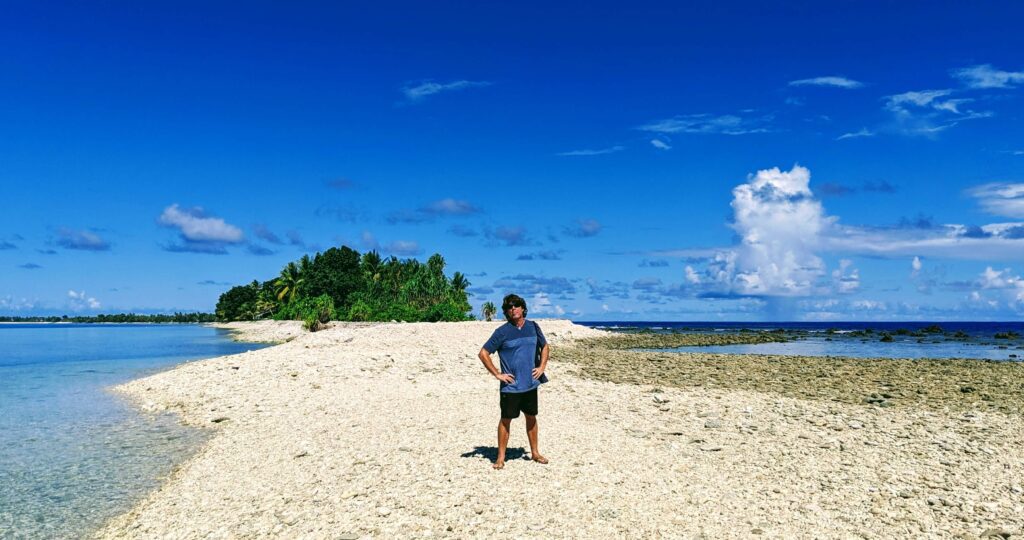 Low Tide allowing us to go to the tiny islets make Tuvalu a place worth a visit