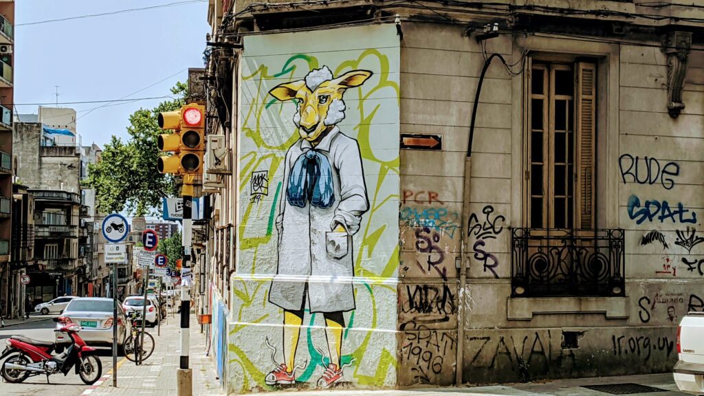 Montevideo Street Art Sheep