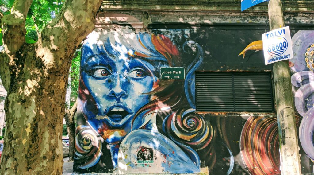 Montevideo street art Pocitos