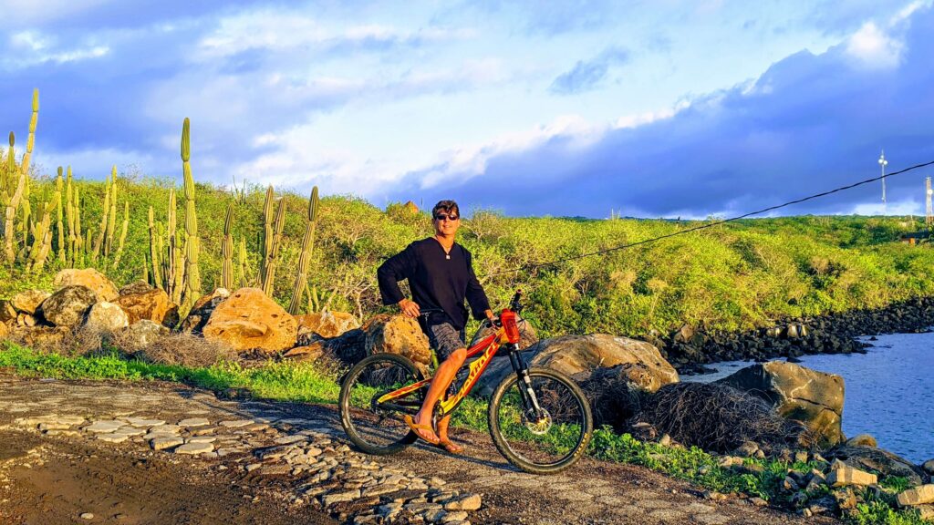 Biking in the Galapagos is on a budget as bicycles are not expensive to rent here