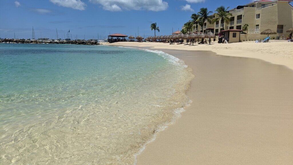 Pelican Key Beach is one of the best beaches in St. Maarten