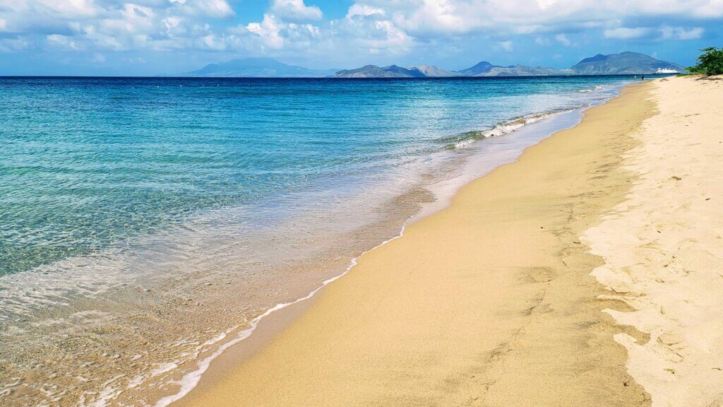 Paradise Beach is one of the best beaches on St. Kitts and Nevis