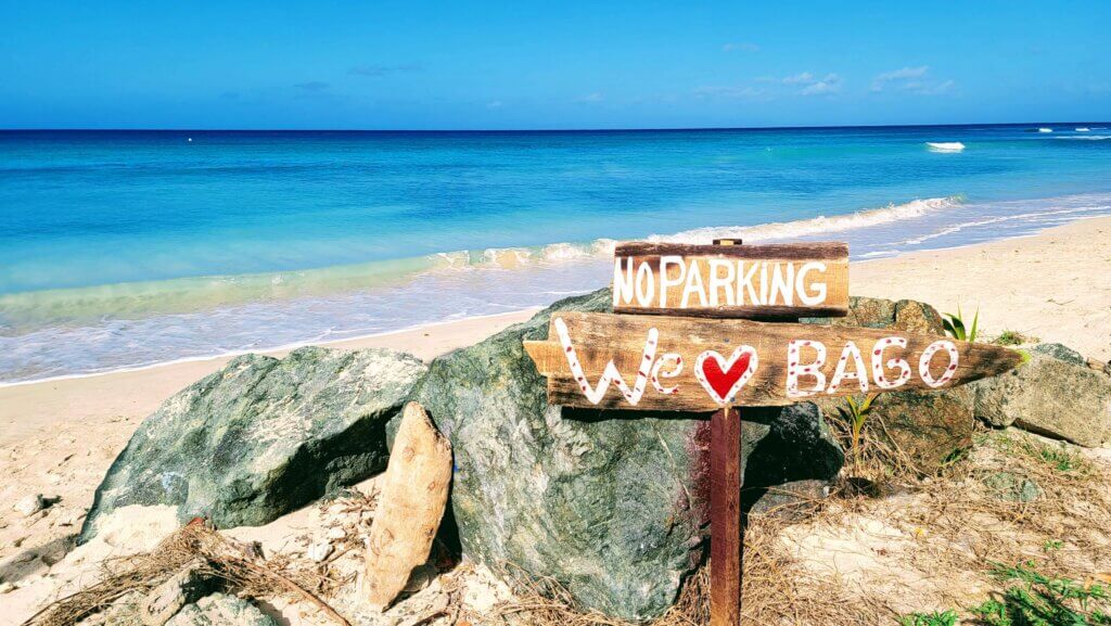 We love Tobago best beaches sign