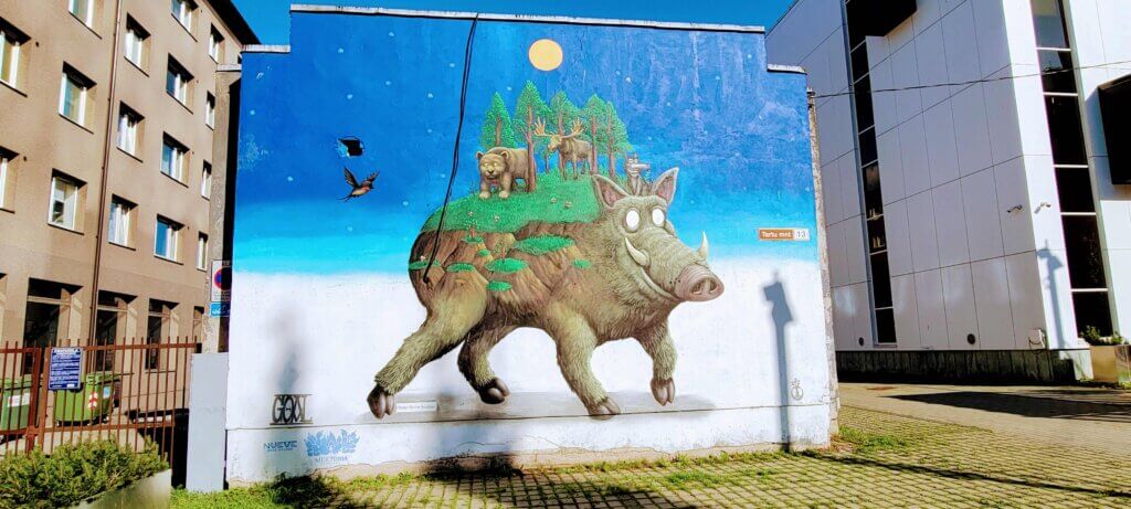 Street Art on our 3 Week Estonia Itinerary top things to do and see