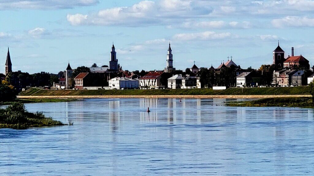 Kaunas Old Town Lithuania from the river