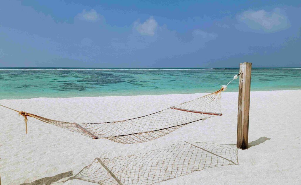 View from the Beachfront properties Radisson Blu Resort Maldives