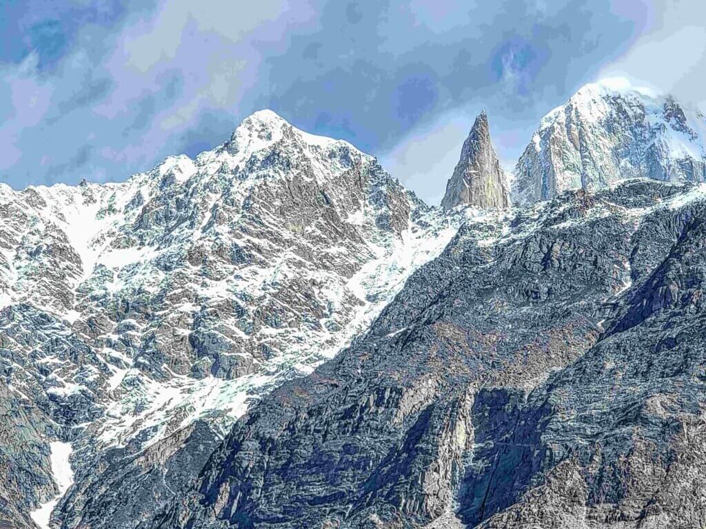 Ladyfinger Peak Hunza Valley Pakistan glaciers Trekking