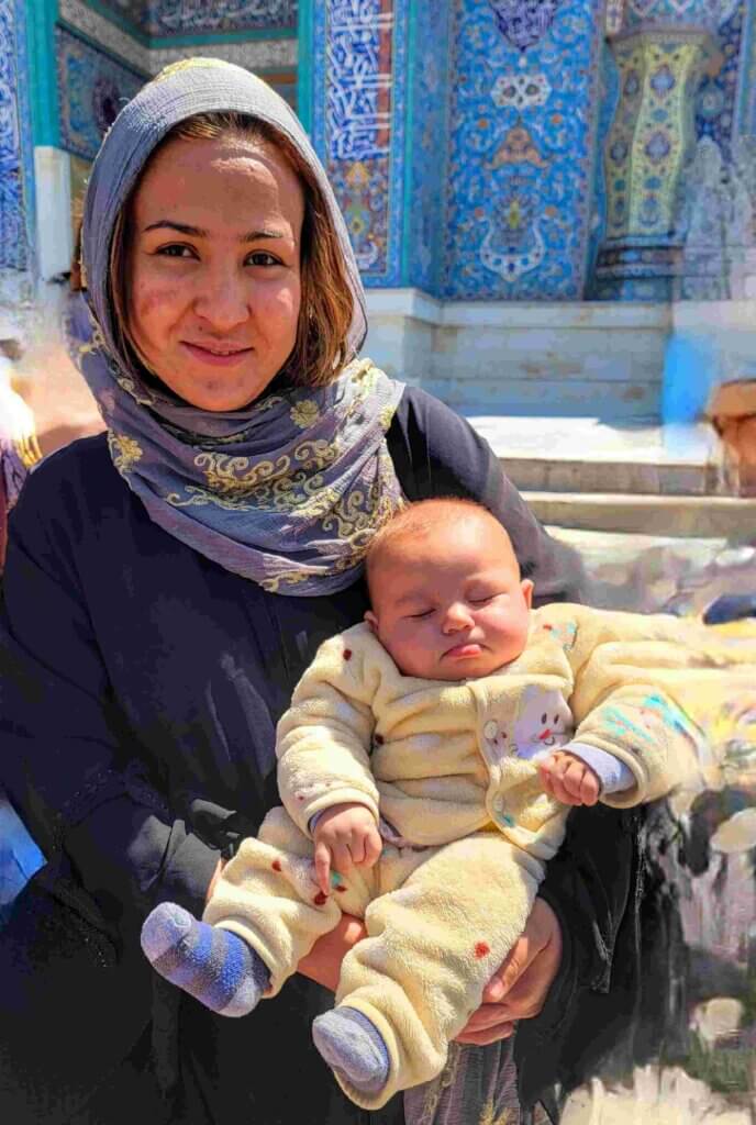 Afghans Taliban Kabul Baby