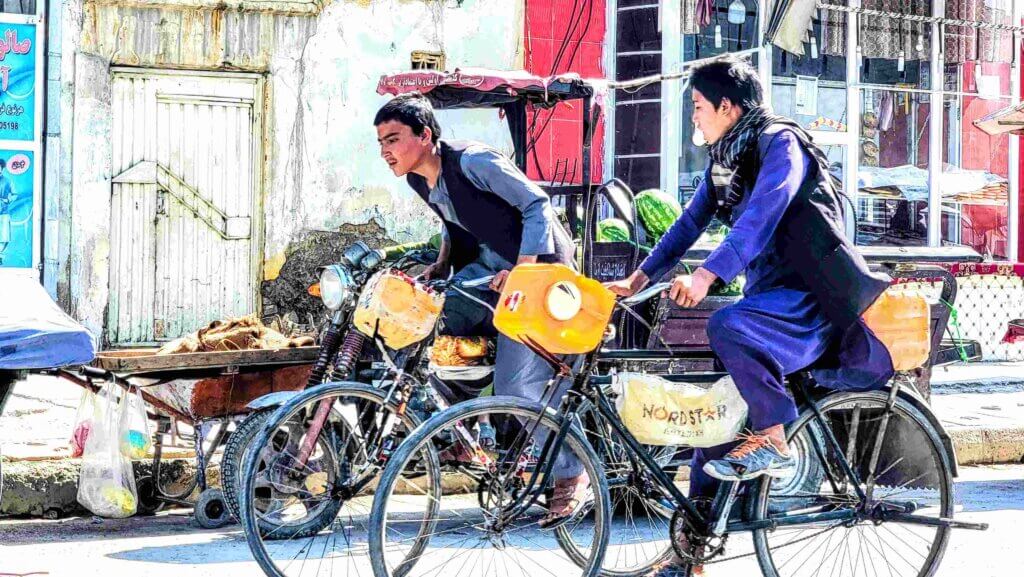 Streets of Kabul Afghans Taliban