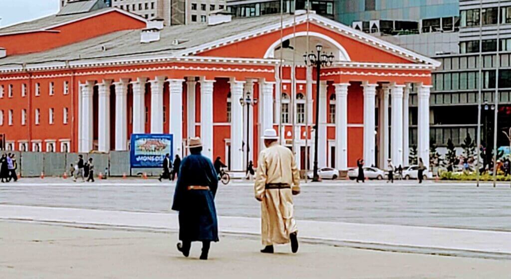 Sükhbaatar Square in Ulaanbaatar
