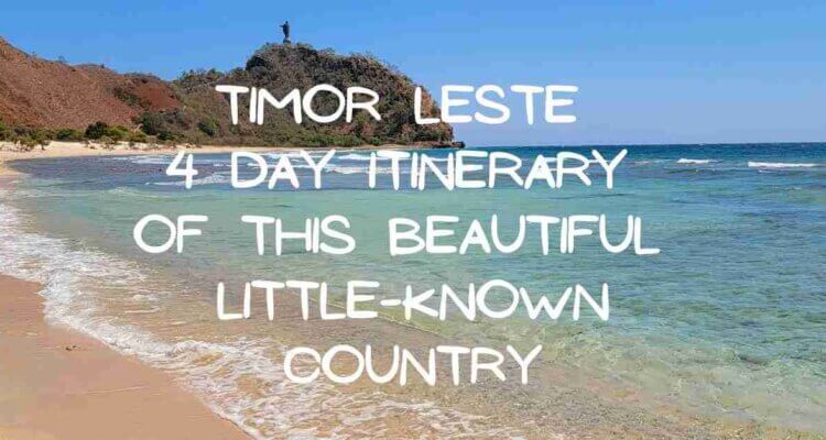 Timor Leste Itinerary, East Timor