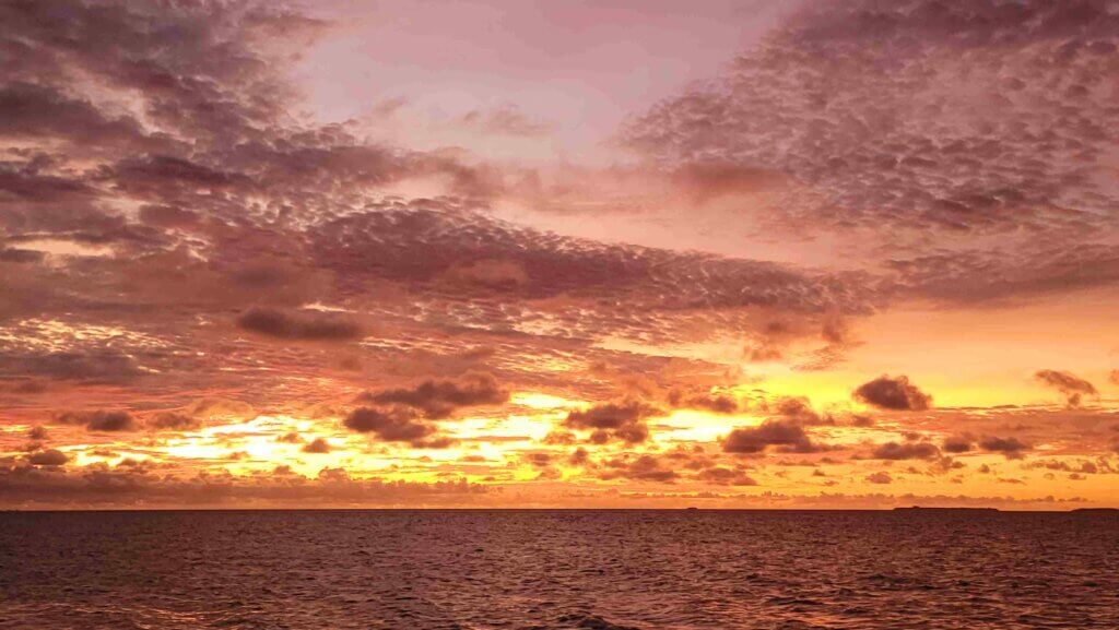Sunset Arno Atoll