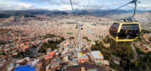 La Paz cable cars avoiding altitude sickness in Bolivia, best Bolivia itinerary, how to avoid altitude sickness
