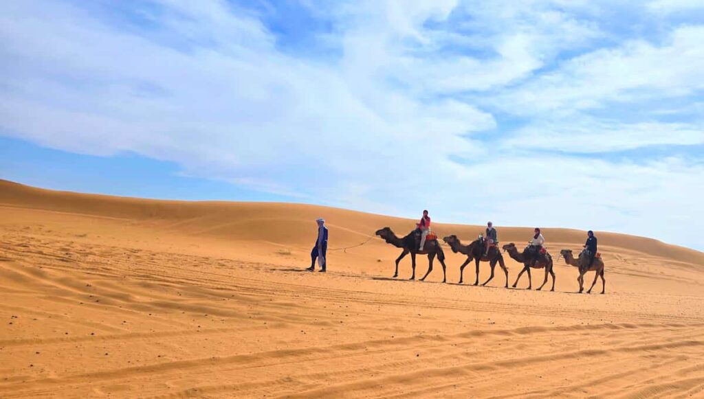 Sahara desert camp