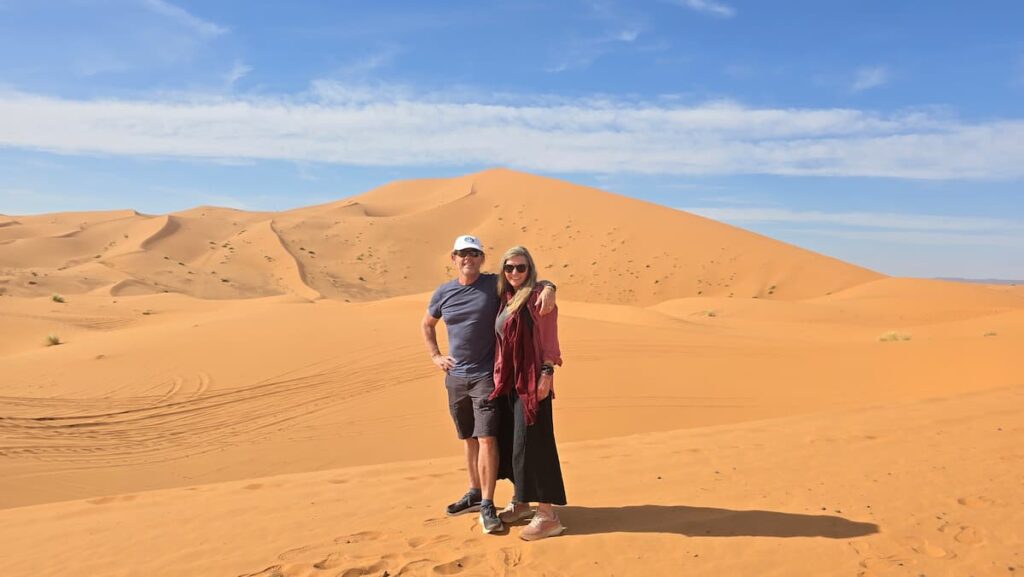 desert camping in Morocco