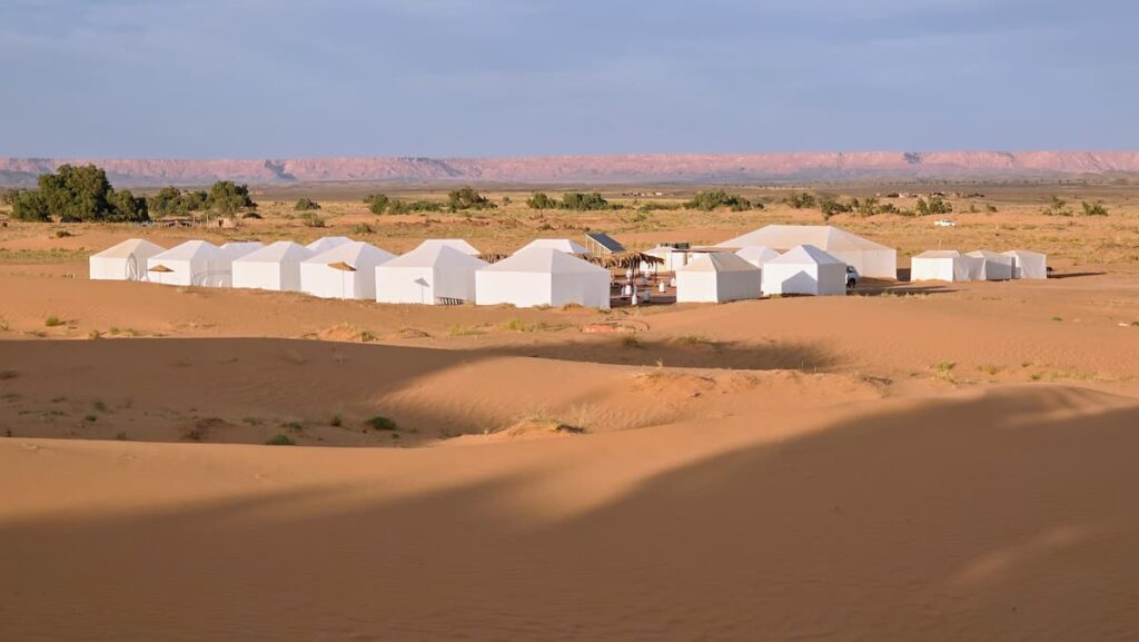desert camping in Morocco