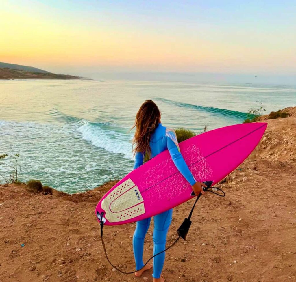 surfing in Taghazout
